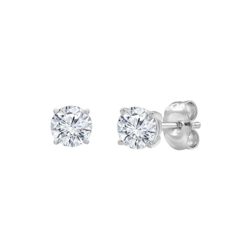 14K 0.75 Ct. Tw. Diamond Earrings